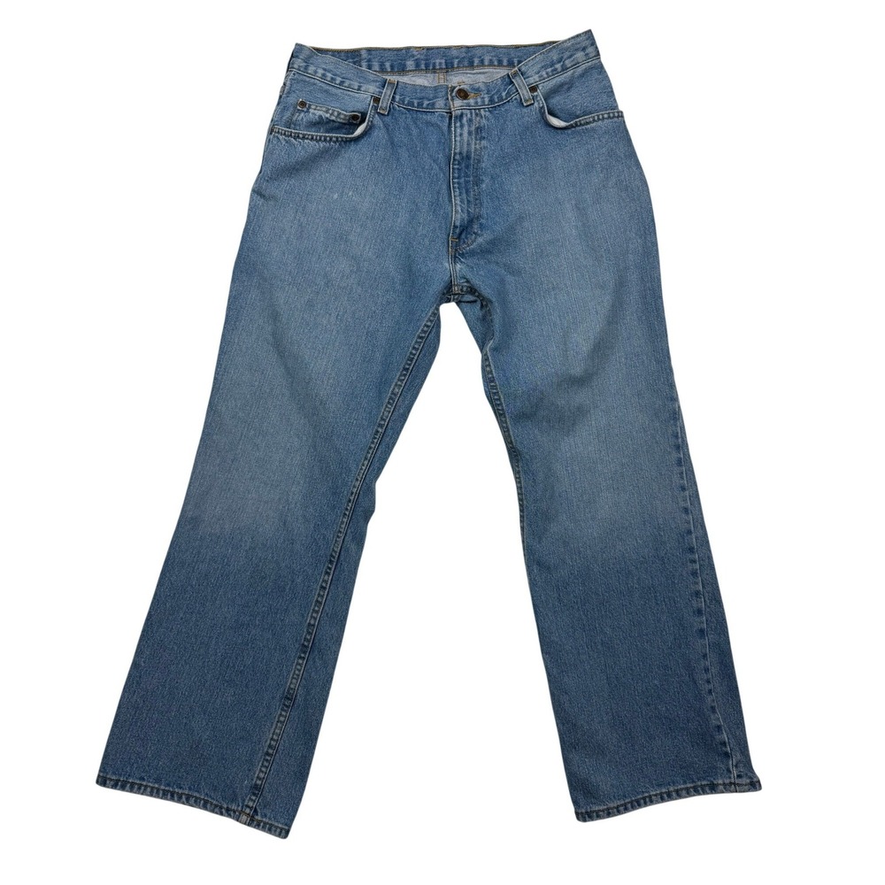 Arizona Jean Company Original Boot Cut Jeans Men's 34x30 Light Wash Denim